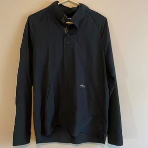 𝅺hurley windbreaker black